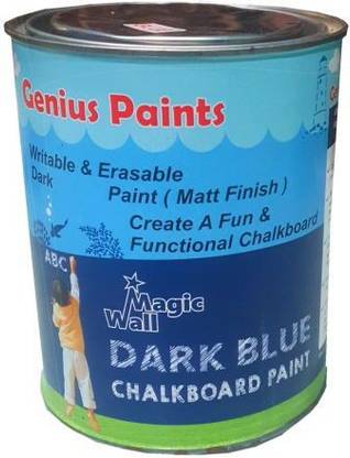 MagicWall Dark Blue Chalk Board Paint Dark Blue Functional Wall Paint