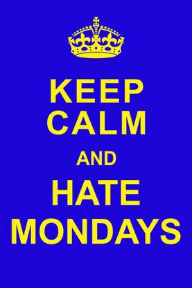 KEEP CALM Poster Sticker For Wall (12x18-inch, Multi Color) | BEAUTIFULL POSTER | SUNDAY LOVER Paper Print