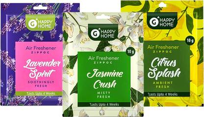 HAPPY HOME Lavender, Jasmine, Citrus Blocks Zippoc Lavender, Jasmine, Citrus Bloom Room Freshener