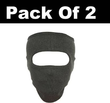 IM UNIQUE Grey Bike Face Mask for Men & Women