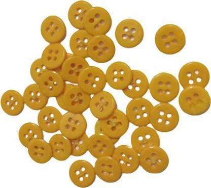 Fidi YELLOW BUTTON FOR MULTIPURPOSE Plastic Buttons