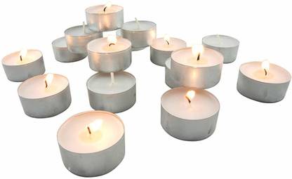 AERICO Multi Color Smokeless Tealight Candles (Time of Duration 3 houus) Candle