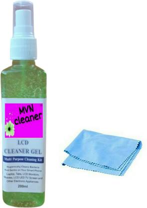 MVN CLEANER Screen Cleaning Gel Screen Cleaner for Mobile, Smartphone, Laptop displays, Computer Monitors, TV's, LCD, LED, Tablets and Cleaner for other Electronics - 200ML- 1 PACK for Computers, Gaming, Laptops, Mobiles for Laptops, Mobiles