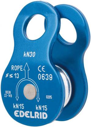 EDELRID Turn Single Trolley ZipLine Pulley Climbing Pulley