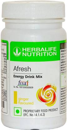 Herbalife Nutrition Afresh Ginger Flavour Energy Drink Energy Drink