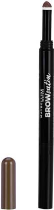 MAYBELLINE NEW YORK Brow Define & Fill Duo, Soft Brown, Defining Pencil with Filling Powder 0.5 g
