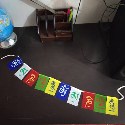 raibookshop Praying Flag Double Sided Wind Car Window Flag