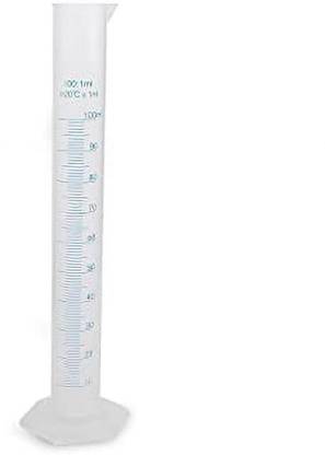 Sciencolab Plastic Measuring Cylinder - 100ml Graduated Cylinder For Scientific Laboratory or Household PP (Polypropylene) Graduated Cylinder