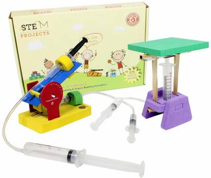 Butterfly FIelds Build a Hydraulic Jack & Projectile Launcher: BUILD | APPLY | LEARN(Science Experiment Kits)