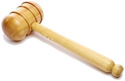 KORBAX Cricket Bat Knocking Wooden Hammer Wooden Bat Mallet , Double Sided Wooden Wooden Bat Mallet