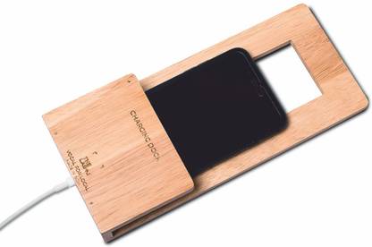 The Labplus Wooden Mobile Charging Dock Stand | Dock Station with Charging Slot | Mobile Holder | Charging Stand Wall Holder for Almost All Mobile Phones Mobile Holder