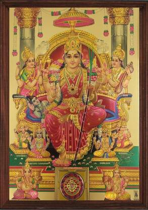 SAI BALAJI ACRALICS Lalitha devi - Tripura sundari mata Religious Frame