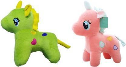 Ziraat Combo Unicorn Stylish Soft Plush Unicorn Toy Soft Stuffed for Kids  - 10 cm