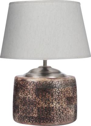 Kapoor E Illuminations Hector Elite Soild Wood and Metal Table Lamp Table Lamp