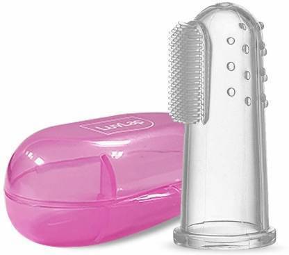 LuvLap Finger Toothbrush With Case Extra Soft Toothbrush