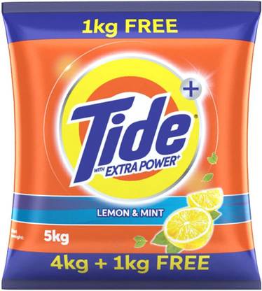 Tide Plus Extra Power Detergent Powder (Lemon & Mint)