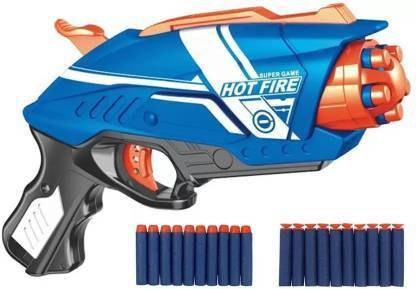 RabbitHill blaoe storm soft bullet gun with high quality Guns & Darts (Blue) Guns & Darts