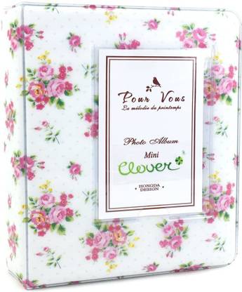 Stela IInstax Mini 64 Photo album compatible with fujifilm instax Square film (White) Album