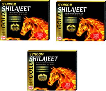 Syncom SHILAJEET GOLD CAPSULES(10 CAPSULE)PACK OF 3