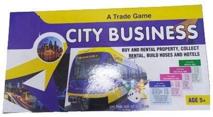 Quinergys ™City India Business Game Party & Fun Board Game