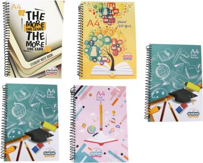 nayan Student Notebook A4 Notebook Single Ruling 300 Pages