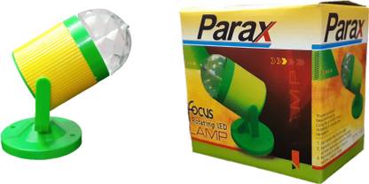 Parax Focus Rotating Bulb, Disco Light, 3w - Made In India LED Disco Rotating Bulb, LED Light,LED Rotating Bulb for Party/Diwali/Decoration Disco Ball Set