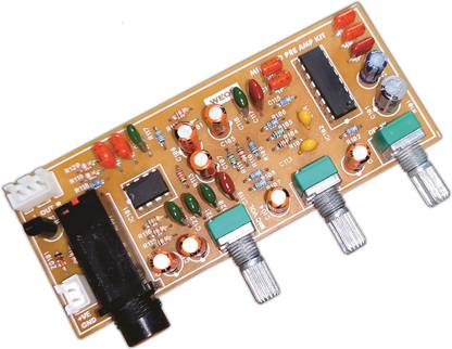 WEON MIC Pre Amp KIT with Echo & Delay Function Sound Recorder and Sound Circuit Electronic Hobby Kit