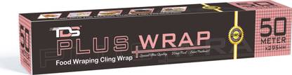 TDS PLUS WRAP Biodegradable Food Grade 50 Meter Wrapping Cling Film Shrinkwrap