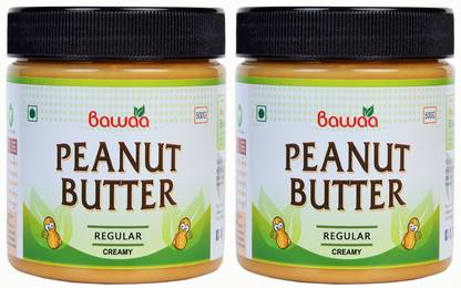 Bawaa Regular Peanut Butter (Creamy ) ( Pack of 2 )