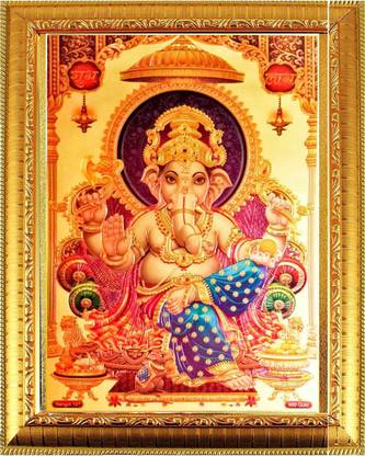 SUNINOW LORD GANESH ji Religious Frame