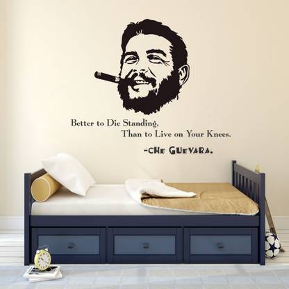 Delight Decor 53 cm Che Guevara Quotes Self Adhesive Sticker