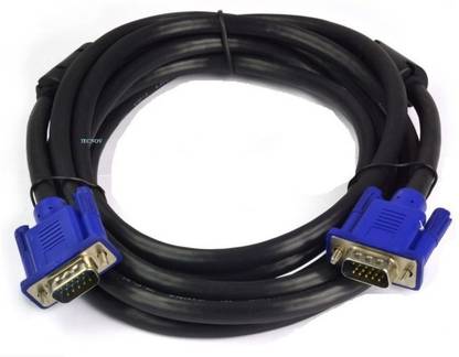 A1 SQUARE  TV-out Cable TV OUT CABLE POWER CABLE AND VGA TO VGA CABLE HI-SPEED AND 3 PIN CABLE FOR PC COMPUTER DESKTOP 1.5 METER