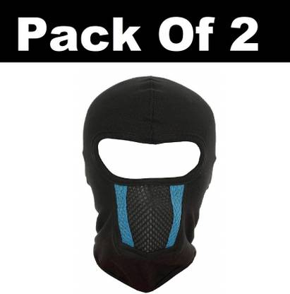 IM UNIQUE Black Helmet Skull Cap for Men & Women