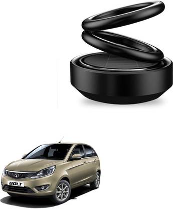 Auto Smart Look ASL1720 Car Solar Ring Air Freshener Double Loop Rotary Air Conditioner Dashboard Air Freshener Perfume Black For Tata Bolt Air Purifier
