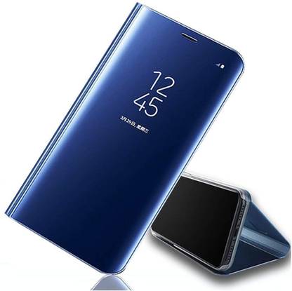 WAVECHOICE Back Cover for Smart Mirror Flip Cover Case for Huawei P20 Lite