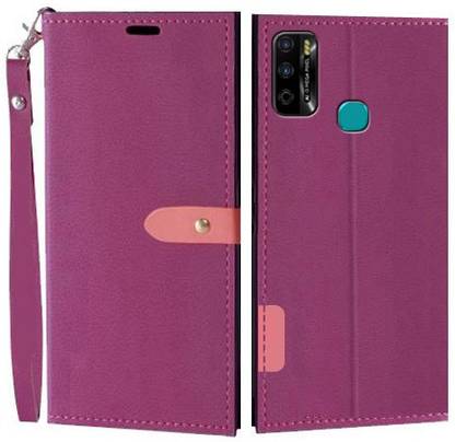 Krofty Flip Cover for Infinix Smart 4 Plus