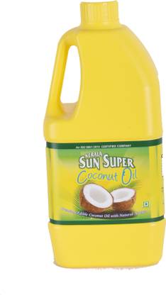 Kerala Sun Super Coconut Oil edible 1 litre jar ( pack of 1) Coconut Oil Jar