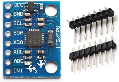 DS Robotics GY-521 MPU-6050 MPU6050 3 Axis Accelerometer Gyroscope Module 6 DOF 6-axis Accelerometer Gyroscope Sensor Module 16 Bit AD Converter Data Output IIC I2C Electronic Components Electronic Hobby Kit