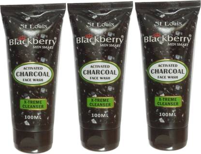 BlackBerry 3 ACTIVATED CHARCOAL FACE WASH ( 100 ML) Face Wash