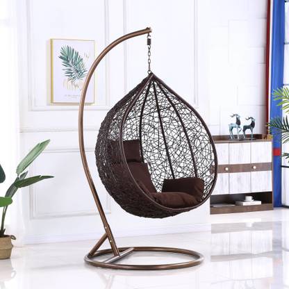 Furniture Kart Hammock Swing Chair With Stand Brown Steel Large In India At Flipkart Com Furniture Kart Hammock Swing Chair With, Swing Chair With Stand Weight Limit