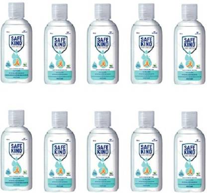 MANKIND SAFE KIND HAND SANITIZER PACK OF 10 Hand Sanitizer Bottle
