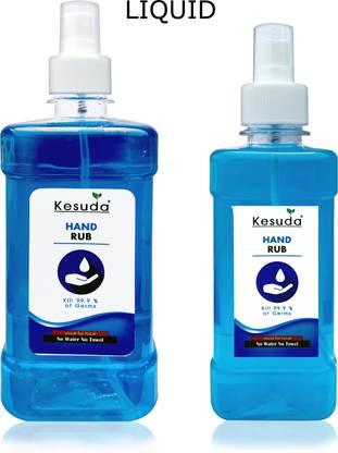 KESUDA 500ml  MIST Spray with 250ml MIST  Spray (500ml+250ml) Hand Rub Pump Dispenser