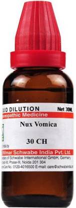 Dr.Willmar Schwabe India Nux Vomica 30CH Liquid