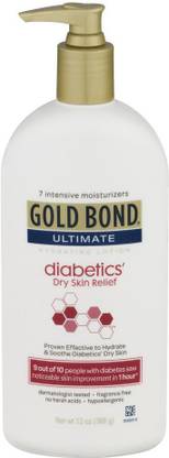 Gold Bond Ultimate Diabetic Skin Relief Lotion, Fragrance Free 13 Oz