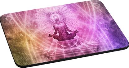 रदन्या Mouse Pads Gyan Mudra Anti Skid Rubber Gaming माउस पैड