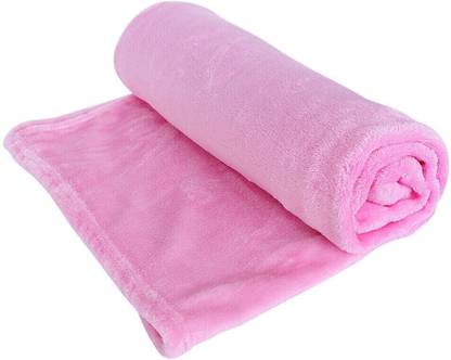 Petslover Premium Quality Ulta Soft Pink Mink Fabric DOG & Cat Blanket - ( Large )(Pack of 1) Cat, Dog Blanket