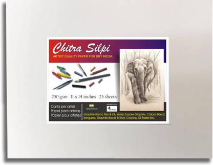 Chitra Silpi Premium Quality Ivory Paper for Drawing, Art, Craft Sketch Pad