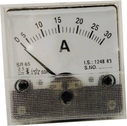 M S control SR-65 30 AMMETER ANOLOG METER Voltmeter