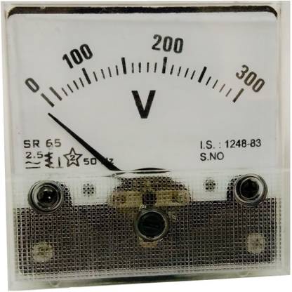 M S control SR-65 300 VOLT ANALOG METER Voltmeter