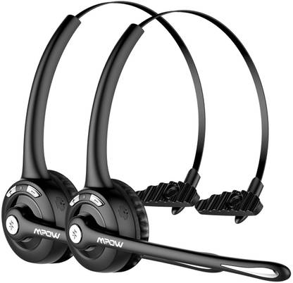 Mpow Pro (2-Pack) Truck Driver Bluetooth Headset Bluetooth